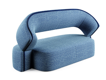 SOFT ISLAND - Convertible fabric sofa by Liu Jo Living Collection - view 3